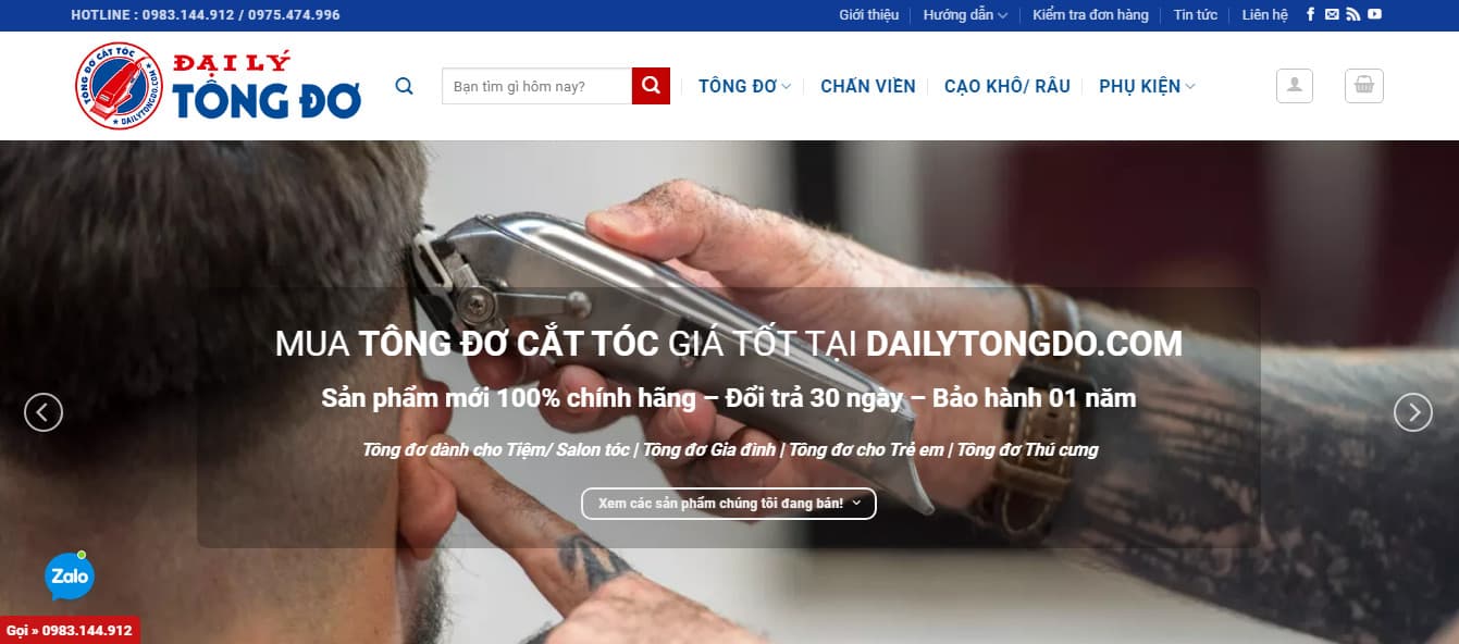 Mua tông đơ ở đâu uy tín