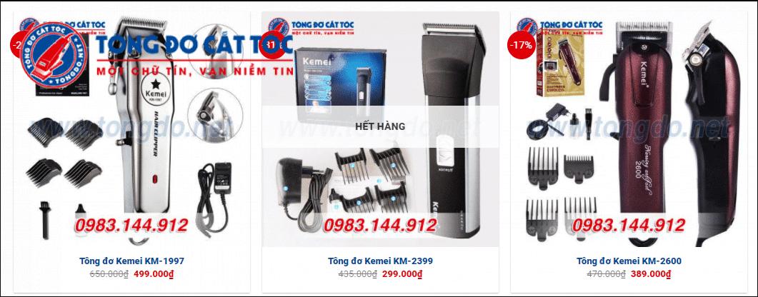Tông đơ Kemei có đắt không? Nhận ngay giá ưu đãi tốt nhất -50% 11 - tong do Kemei co dat khong 2