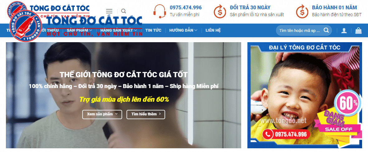 Đã tìm ra cửa hàng tông đơ cắt tóc chuyên nghiệp Hà Nội