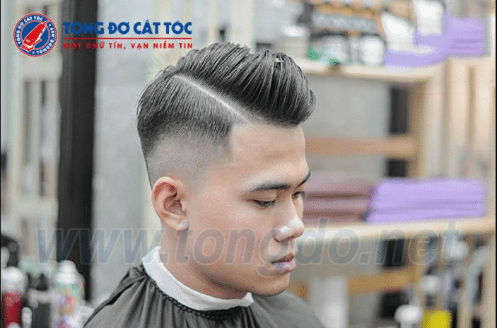 Hướng dẫn kiểu tóc undercut bằng tông đơ cắt tóc lưỡi sứ 13 - undercut