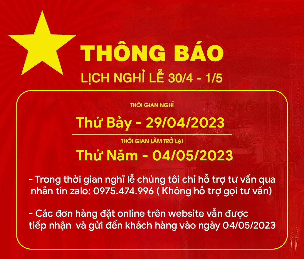 Thông báo lịch nghỉ Giỗ tổ Hùng Vương, 30/4 và 1/5 năm 2023 6 - nghile